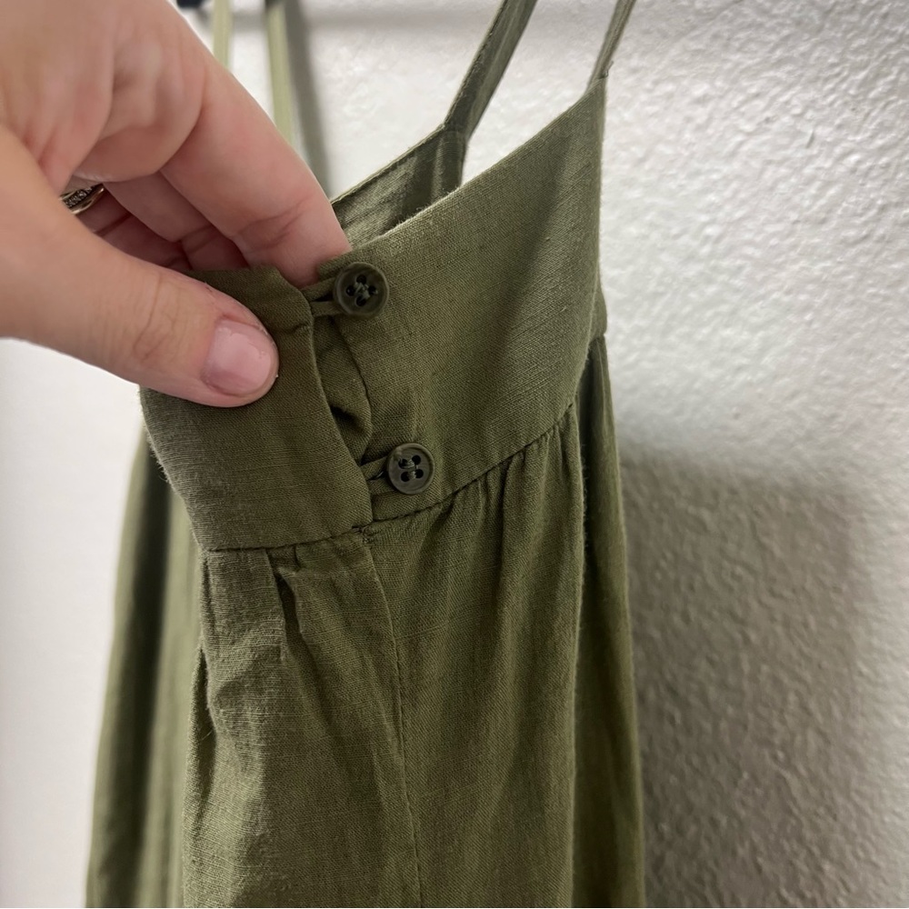 Jenni Kayne Olive Green Midi Sundress - Picture 6 of 6